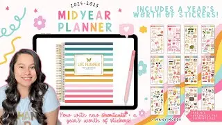 2024-25 Midyear Digital Planner 📝 (How to Set Up + Walk Through)