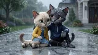 Rejected at the Gate — Two Little Kittens vs a Rich Mansion | Emotional Kitten Story