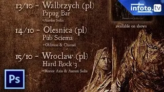 Jak zrobić plakat koncertowy w Photoshopie