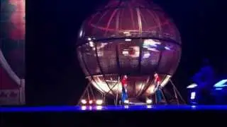 Chaoyang Theatre - Beijing Acrobatic Show. Motocycles show