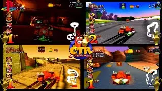 Crash Team Racing PS1 101% Adventure Mode Part 6: Lost Ruins Trophy Races [Jan 6 2026]