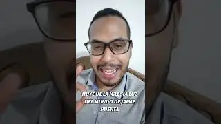 HUYE DE LA IGLESIA LUZ DEL MUNDO DE JAIME BANK PUERTA🤢🤮