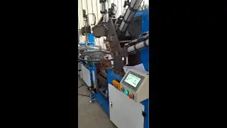 Ventilation Fan Guard Grill Double Stations Forming and Welding Machine Factory