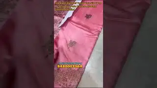 Tussar Raw Silk Banarasi Saree Silkmark Certified...... #indianhandlooms #saree #shorts #banarasi