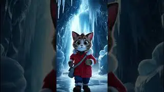 Emotional Cat Rescue in Ice Cave ❄️ #cat