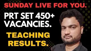#Dsssb & #DoE 450+ #PRT SET #Vacancies| PRT #SET #RR| Teaching Results| Shikshak Guide| Zakir Abbas|