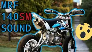 MRF 140 SM  | dB Killer vs Open Exhaust Comparison | Stock | Pitbike | Sound