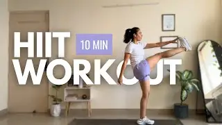 10-минутная высокоинтенсивная интервальная тренировка (HIIT) - быстрая кардио-тренировка