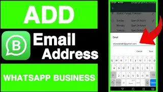 How to add email on whatsapp business||Whatsapp business per email add kaise karen||Unique tech 55