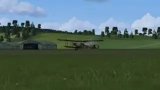 Flyby of a Handley Page O/400 at Consenvoye aerodrome