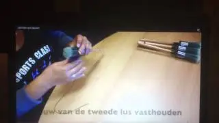 Kwast opbinden