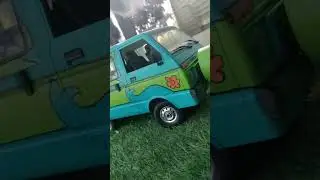 Wpl D42 Mystery machine rc van #shorts #rc #custom #scoobydoo #vanlife #rccar #wpl