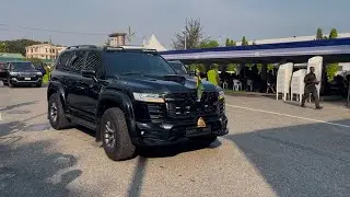 Check the convoy & How Otumfour Osei Tutu departs from the Police Headquarters