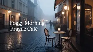 Prague Coffee Shop Ambience with Foggy Morning Jazz