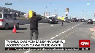 Elvețianul care a condus drogat și fără permis a venit în România „să devină vampir”