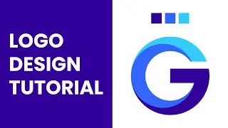 Modern G Logo Design | Logo Design Tutorial | SJ DESIGN