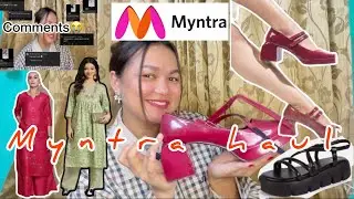 Myntra shopping haul  🛍️| Pinterest footwear 🍒 |kurta set under 1000₹#pinterest #shoppinghaul