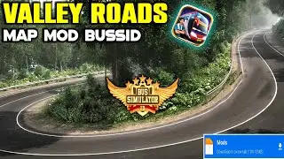 Finally! 🔥 New 35 Extreme VALLEY Road Map Mod For Bus Simulator Indonesia।Bussid Mod Map 4.3.3
