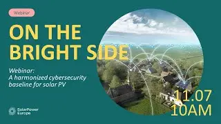 A harmonized cybersecurity baseline for solar PV