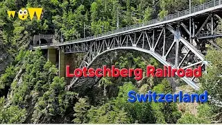 L&ouml;tschberg Sūdrampe B&auml;rgbeizli Rarnerchumma#everyone #switzerlandtravel #train #valais #highlights