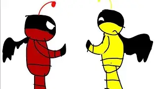 Bee man and wasp man show funny ways to kill people