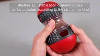 Slow Feeder Dog Toy - Spinning Rolling Food Dispenser Dog Feeder Petsafe Puppy Training Tool