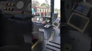 The driver powering the engine of a class 144 and a 2 tone