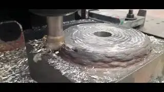 FCP22 Portable CNC Machine on Inconel Weld Overlay