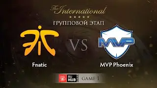 Fnatic -vs- MVP.Phoenix, TI5 Group A, Game 1