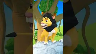 Meet The Lion IN Sher Nirala, शेर निराला #shorts #hindirhymes #jungleanimals #kidssong #shortvideo