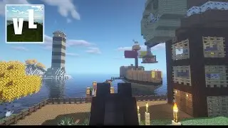 8 Minute Ride Through My Medival Fantasy Minecraft World 'Ardhorn'