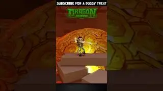 Dancing in gold. Subscribe for a doggy treat ! #DragonAdventures by Astros Farm #astrosfarm