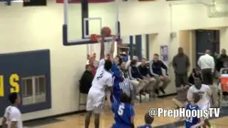 DeAngelo Stewart 2013 Detroit Cass Tech DUNKS on defender