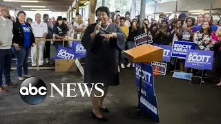 Abrams makes last pitch to become first black female governor in the US