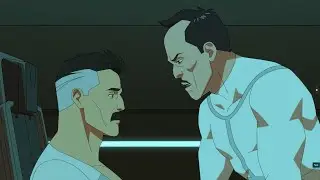 Omni man in Viltrumite  Prison-Invincible 206