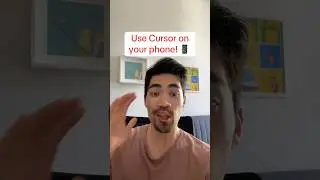 Use Cursor on your phone! #aicoding #cursor #mobile