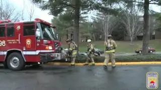 FIRE TRAINING - Deployment options for the front bumper attack line