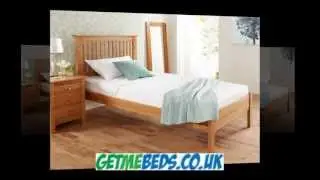 Oakridge Single Bed - Finished in Premium Oak