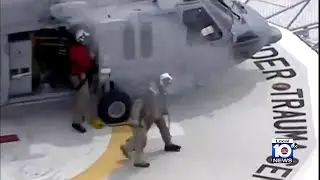 US Navy pilot rescued after ejecting from plane off Key West