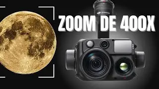 Zoom 400x de la Zenmuse H30: Incre&iacute;ble Vista de la Luna (2024)