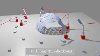 Long-Horizon Multi-Robot Rearrangement Planning for Construction Assembly
