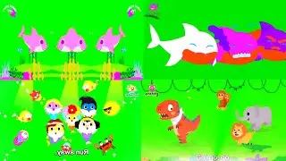 Baby Shark Intro logo, Swim Away! Run Away Shark Swim Away Effects - Sponsored By Preview 2 Effects)