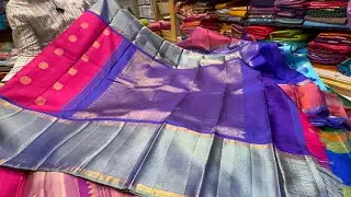 Chickpet Bangalore Wholesale Pure Handloom Silk Sarees Collection|Discount Sale Very Affordable Sare