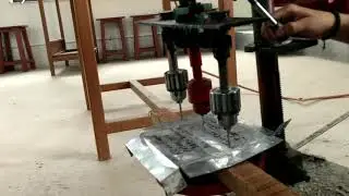 KM271 Fabrication of multi spindle drilling machine  |Live projects hyderabad | Mechanical projects