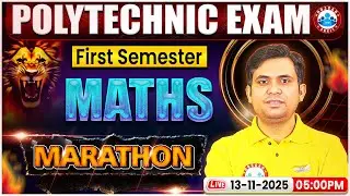 Polytechnic 1st Semester Math One Shot | 1st Semester Maths Questions | BTEUP Maths 1st semester
