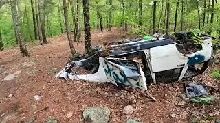 Abandoned Jeep in the Woods: Snake Den State Park's Hidden Wreck #hiking #ri #newengland #nature