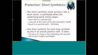 Using Options to Create Synthetic Stock Positions