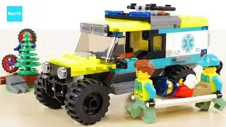レゴ シティ 4WDオフロード救急車 40582 ／ LEGO City 4x4 Off-Road Ambulance Rescue Speed Build & review