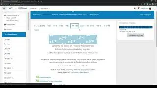 Moodle Completion tracking tool - progress bar