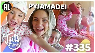 KUSSENGEVECHT op PYJAMADAG (Tomke) // Tjits Vlog #335